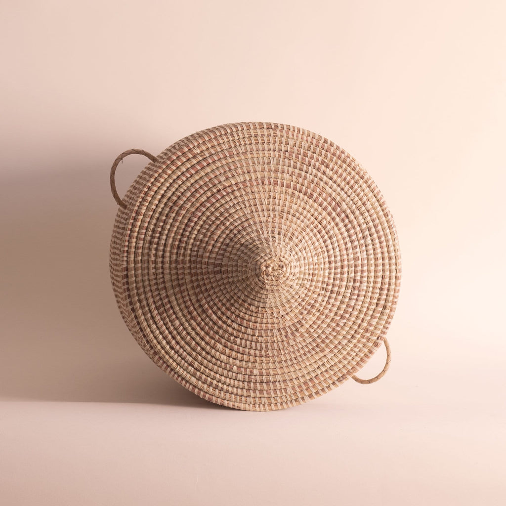 African Basket Beige EGG Medium H 60 cm