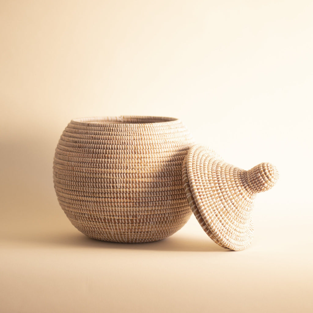 African Basket White BOOP Small / FR