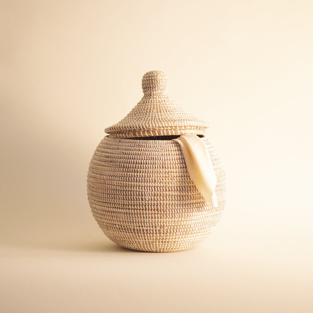 African Basket White BOOP Small / FR